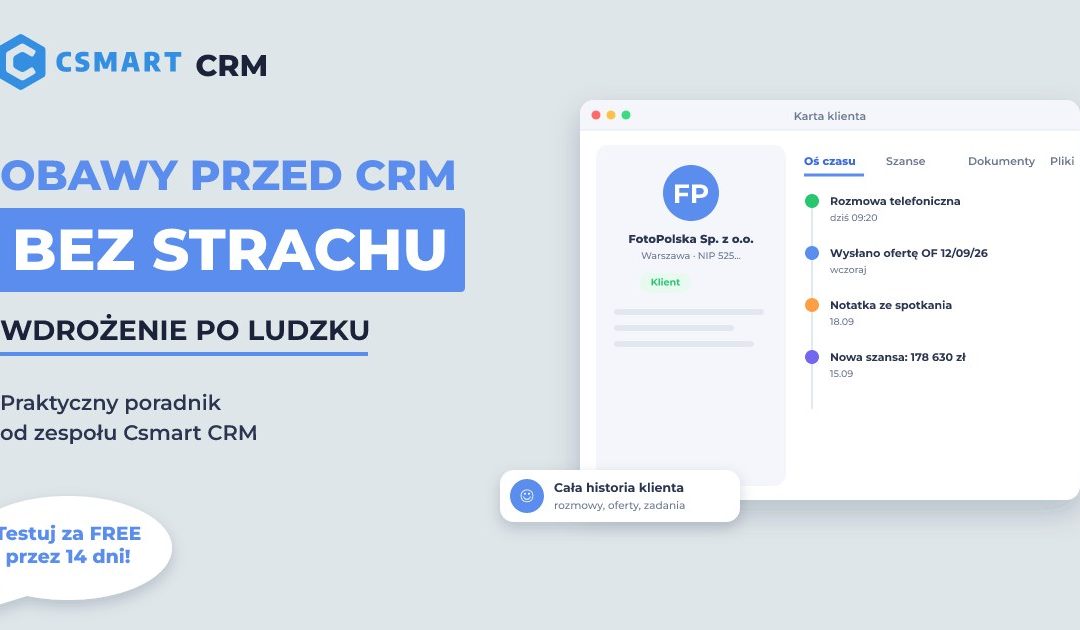 CRM w firmie – dlaczego to niektórych przeraża?