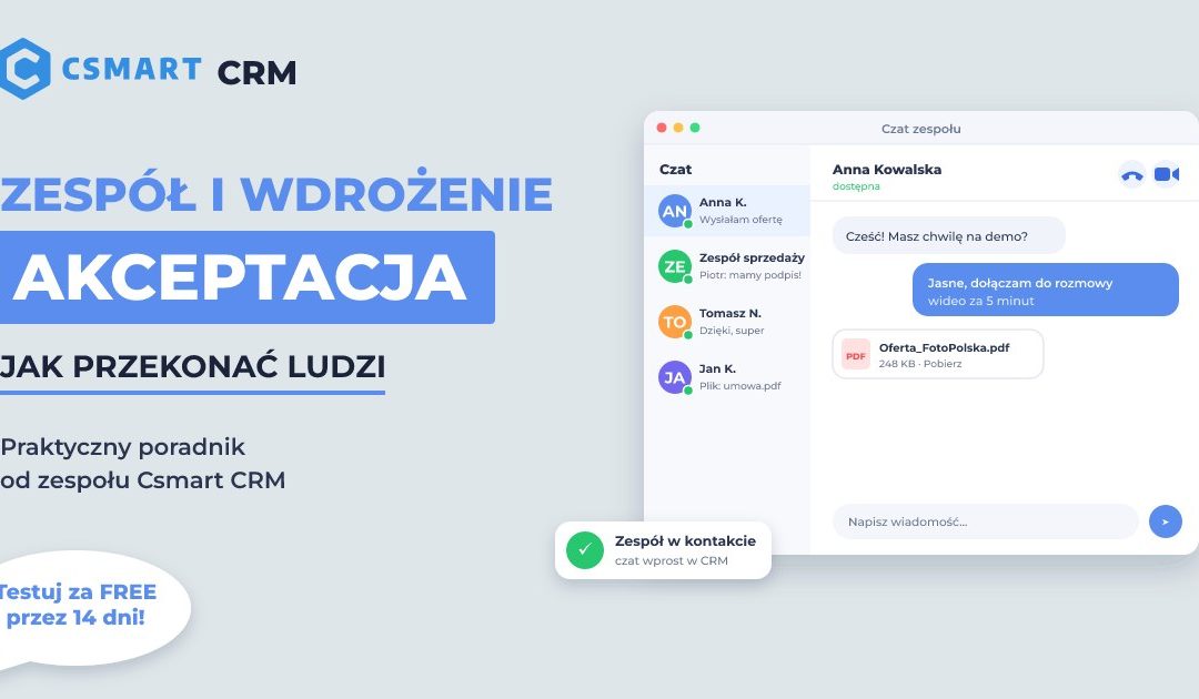 Jak przekonać swoich pracowników do wdrożenia systemu CRM?