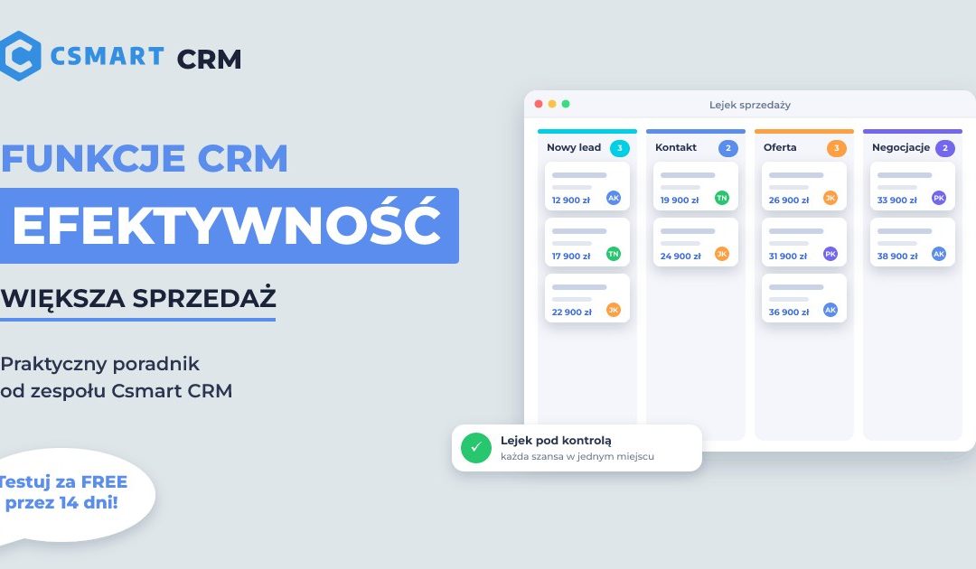 Jakie funkcje CRM zwiększają efektywność sprzedaży?