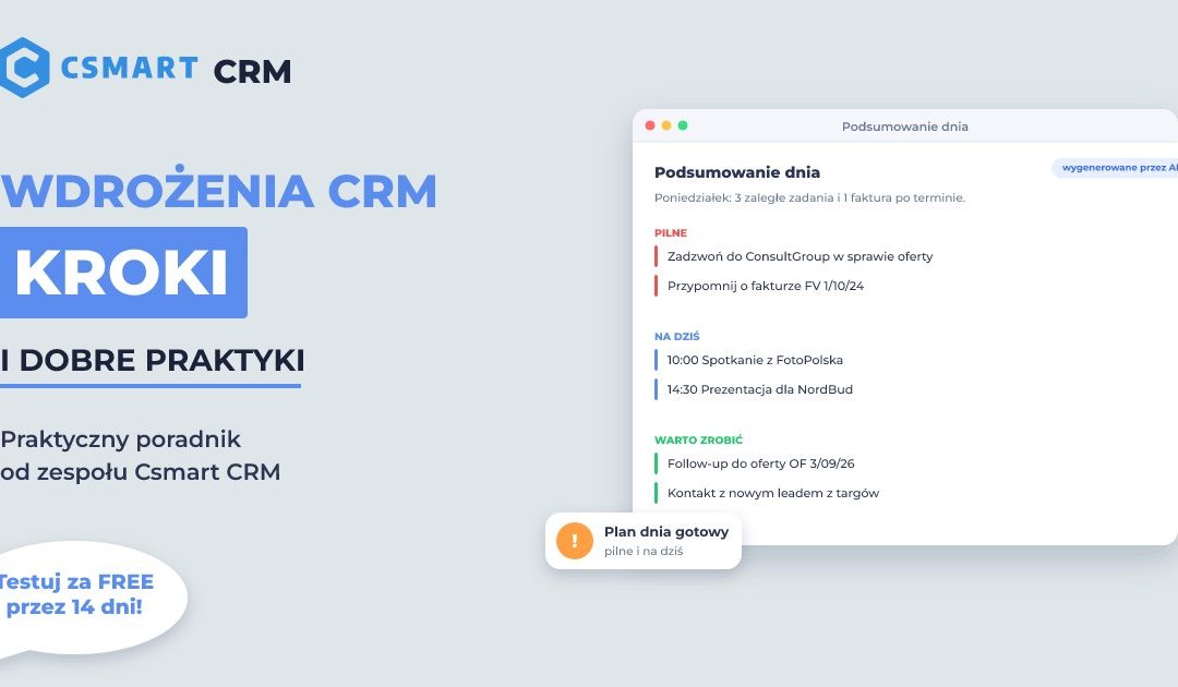 Wdrożenia Systemów CRM – Kroki i Best Practices