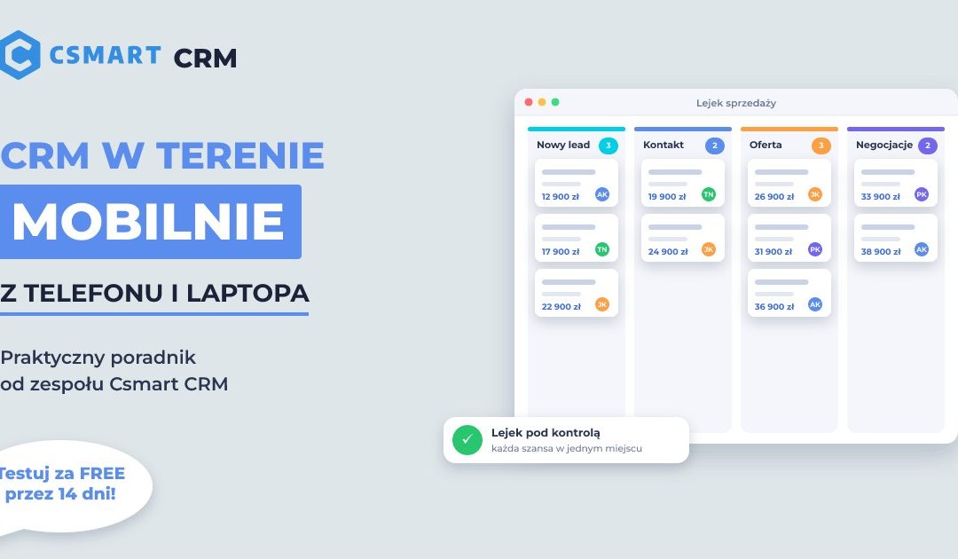 Mobile CRM – Pracuj z CRM z Telefonu i Terenu