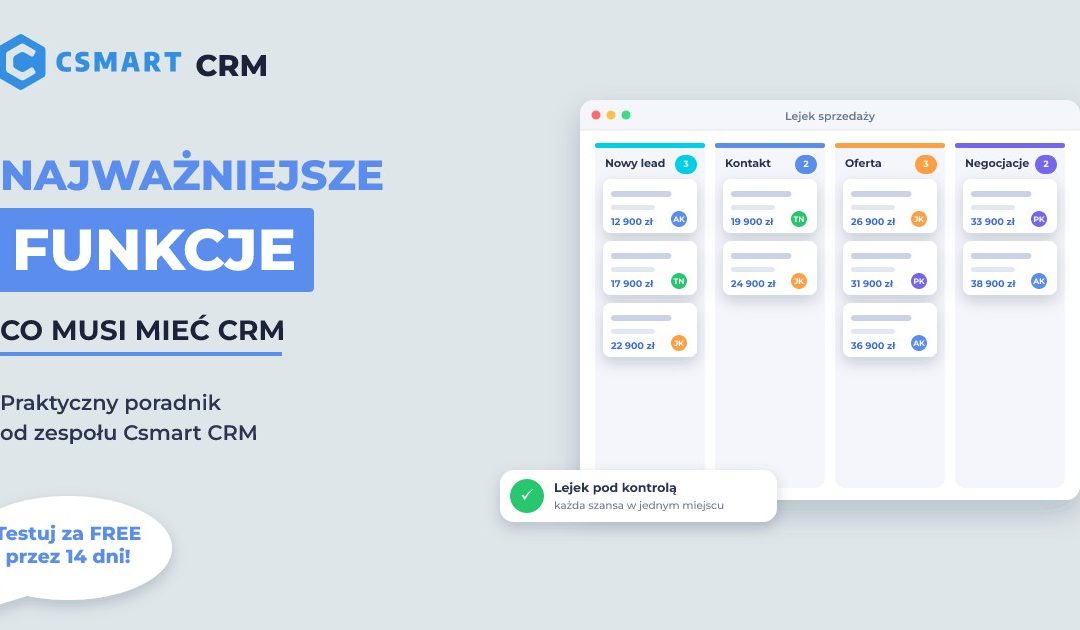 Funkcje CRM – Jakie Są Najważniejsze?