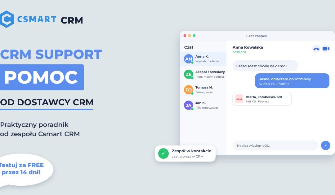 CRM Support – Jak Otrzymać Pomoc od Dostawcy