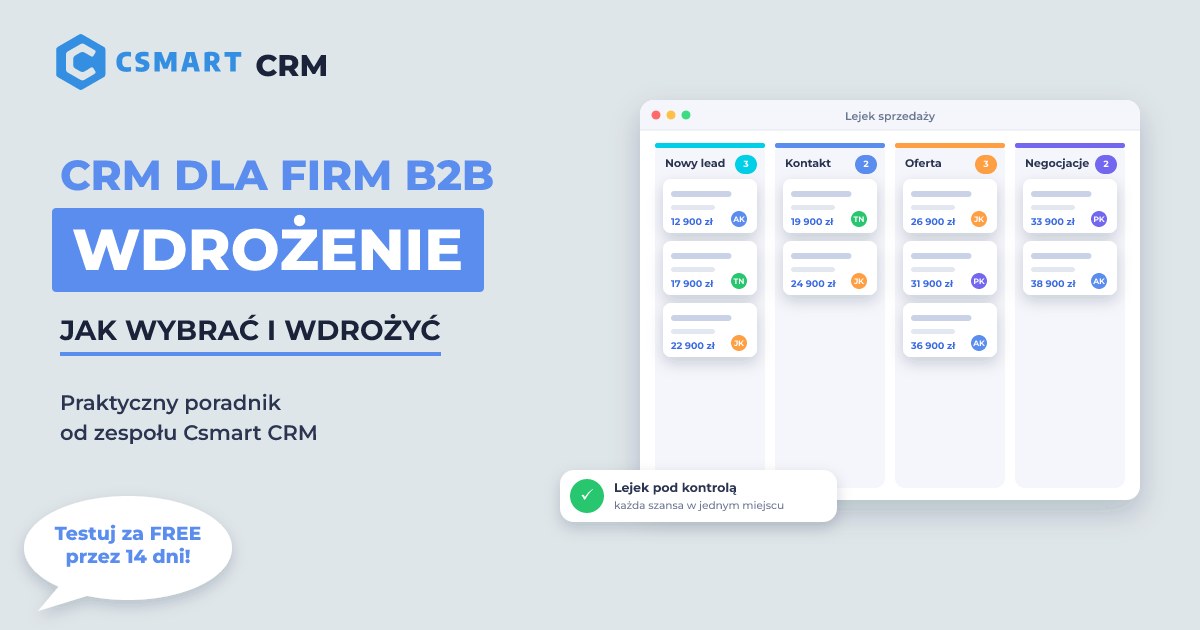 CRM for Small B2B Companies – How to Choose and Implement