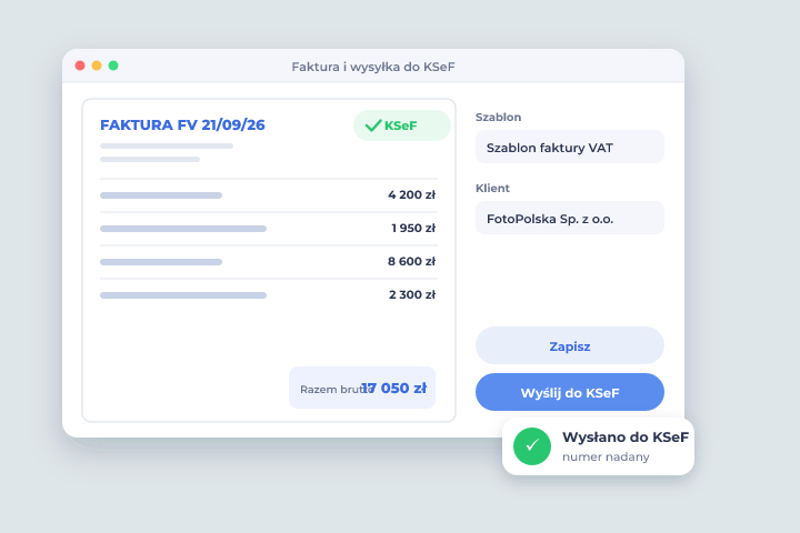 Faktura i wysyłka do KSeF - Firmy produkcyjne i przemysł Faktura i wysyłka do KSeF - CRM dla branży: Firmy produkcyjne i przemysł